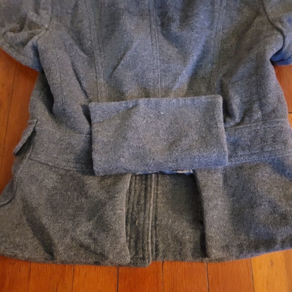 Banana Republic Grey Wool Coat - sz 2 - Picture 8 of 8